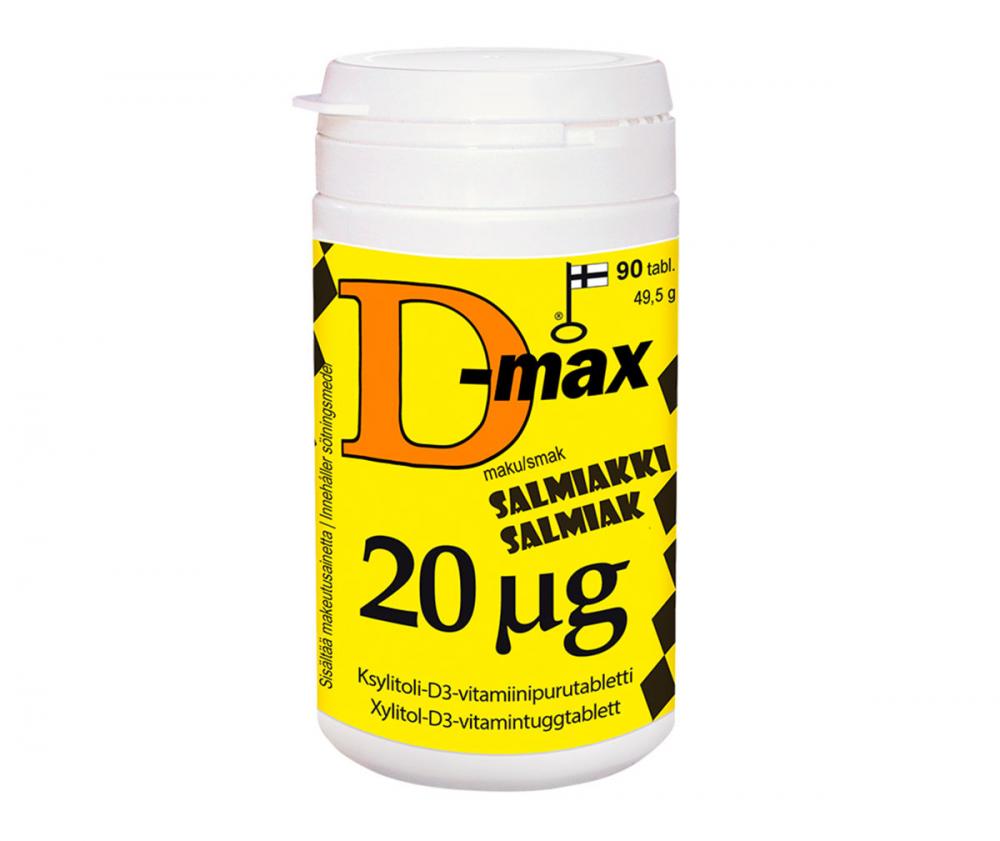 D-max 20 µg, Salmiakki