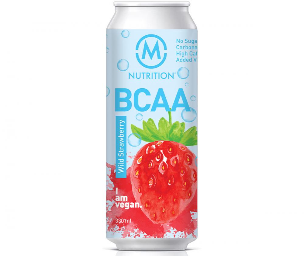 M-Nutrition BCAA, 330ml, Wild Strawberry