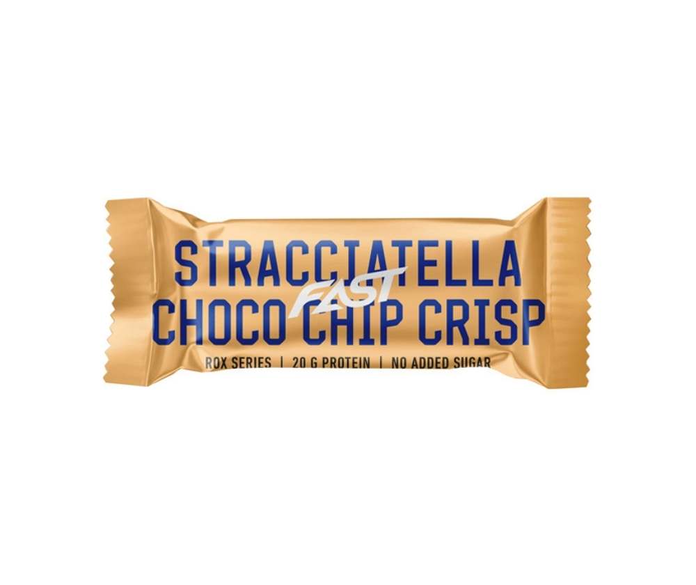 FAST ROX, 55 g, Stracciatella Choco Chip Crisp (03/2022)