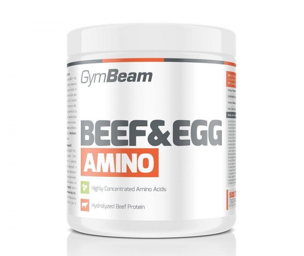 GymBeam Beef & Egg Amino, 500 tabl.