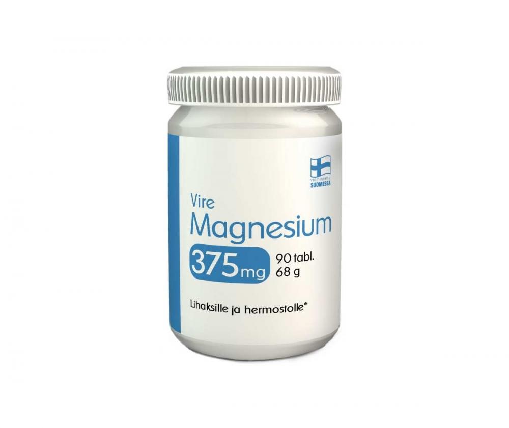 Vire Magnesium 375 mg, 90 tabl.