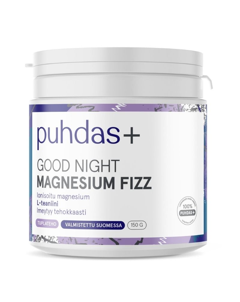 Puhdas+ Good Night Magnesium Fizz, 150 g