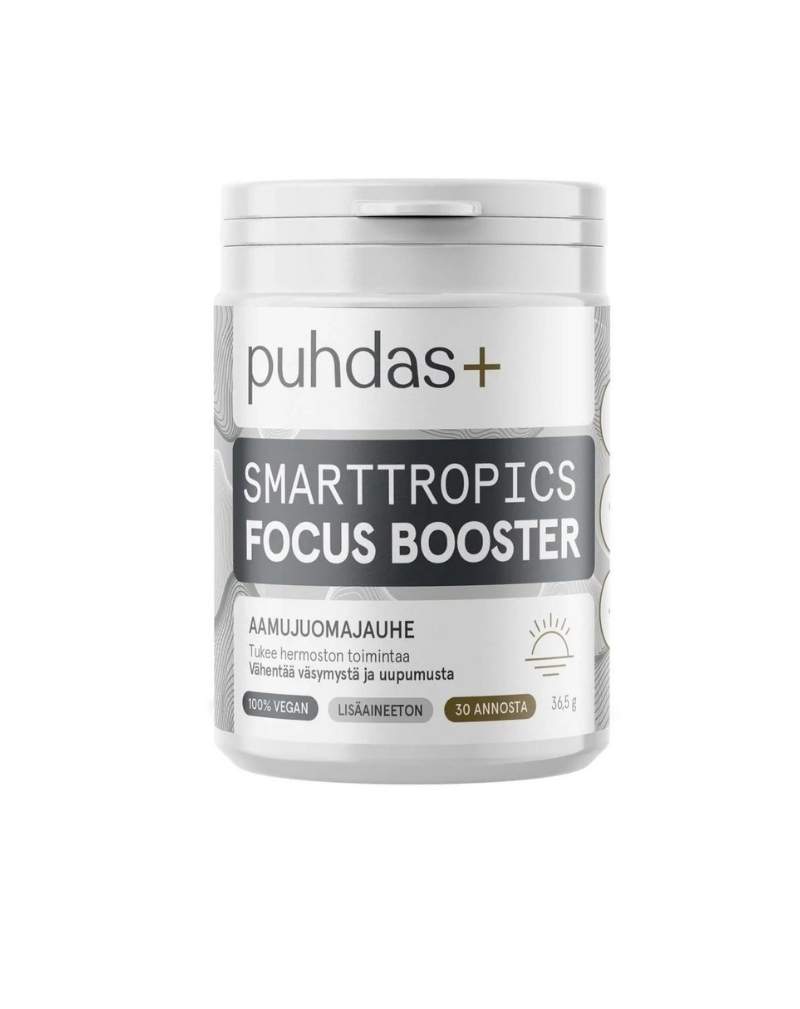 Puhdas+ SmartTropics Focus Booster, 36,5 g (päiväys 3/24)