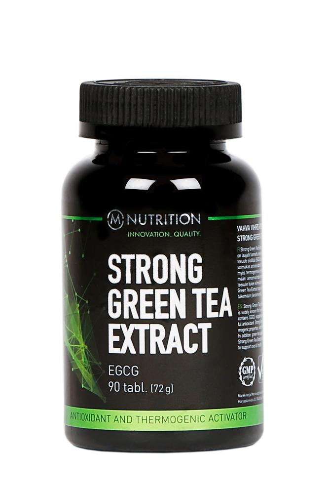 M-NUTRITION Strong Green Tea Extract, 90 tabl. (Poistotuote)