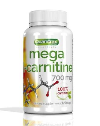 Quamtrax Mega L-Carnitine 700 mg, 120 kaps.