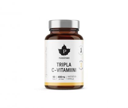 Puhdistamo Tripla C-Vitamiini, 60 kaps.