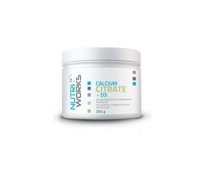 Nutri Works Calcium Citrate + D3, 250 g