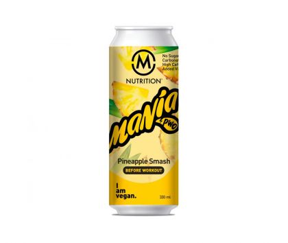 M-Nutrition Mania Before Workout valmisjuoma, 330 ml, Pineapple Smash