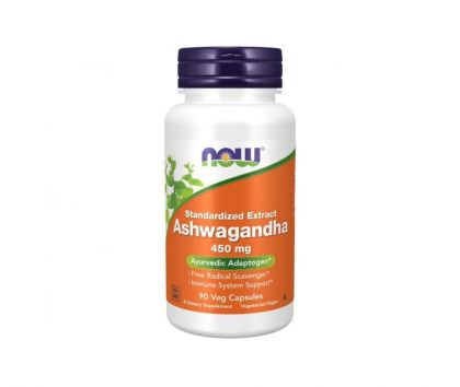 NOW Foods Ashwagandha 450 mg, 90 kaps.