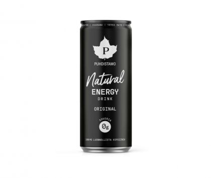 Puhdistamo Natural Energy Drink, 330 ml, Original