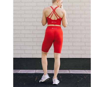 M-Sportswear Outlet Long Scrunch Butt Biker, Red