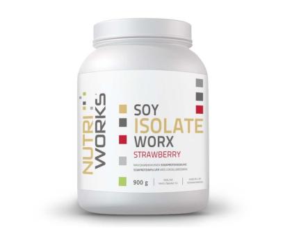 Nutri Works Soy Isolate WorX, 900 g, Strawberry