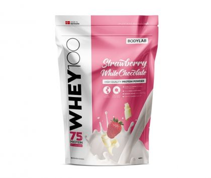 Bodylab Whey 100, 1 kg, Strawberry-White Chocolate