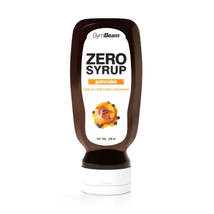 GymBeam Zero Syrup, 320 ml, Pancake