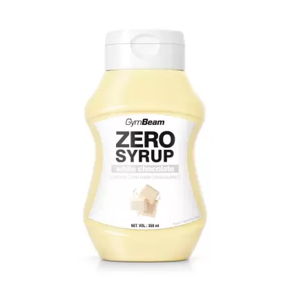 GymBeam Zero Syrup, 350 ml, White Chocolate