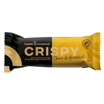 Leader Promour Crispy, 45 g, Choco & Hazelnut