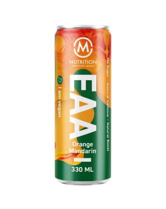 M-Nutrition EAA-valmisjuoma, 330ml, Orange Mandarin (Tarjouserä)