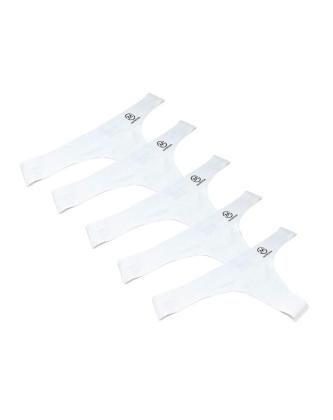 Big Buy: M-Sportswear Invisible Thong, White 5-pack