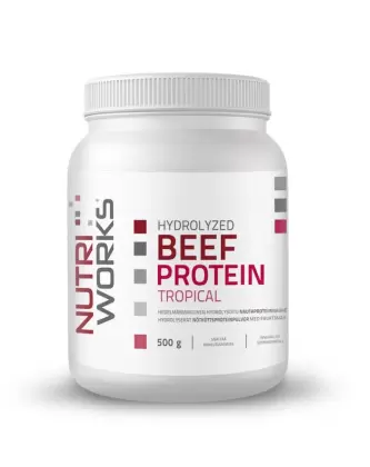 Nutri Works Hydrolyzed Beef Protein, 500 g, Tropical