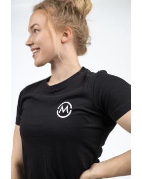 M-Sportswear Naisten T-paita, valkoisella logolla