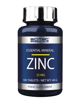 Scitec Zinc 25 mg, 100 tabl.