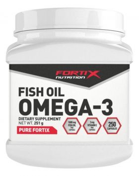 Fortix Pure Omega-3 Fish Oil, 250 kaps.