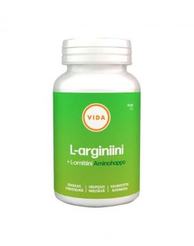 Vida L-arginiini + L-ornitiini, 90 tabl. (Poistuva tuote)
