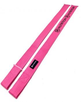 M-NUTRITION Training Gear Lifting Straps, Pink
