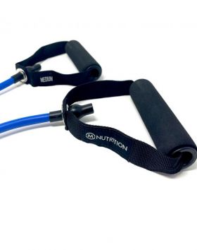 M-Nutrition Training Gear Resistance Tube, Medium Blue