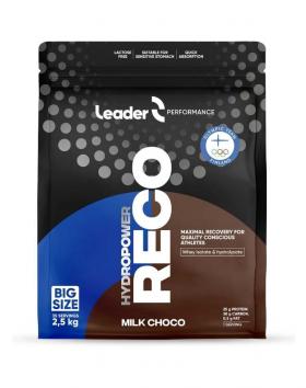 Leader Performance HydroPower Reco, Milk Choco, 2,5 kg