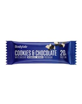 Bodylab Protein Bar, 55 g, Cookies White Chocolate (päiväys 1/23)