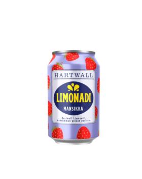 Hartwall Limonadi, 330 ml (Poistotuote), Mansikka (Parasta ennen 1/2024)