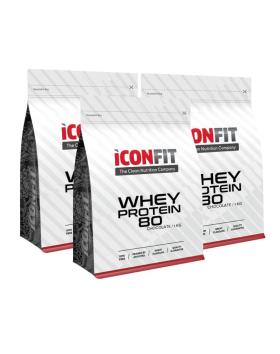 Big Buy: 3 kpl ICONFIT Whey Protein 80, 1 kg