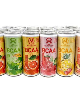 Mix & Match: 24 kpl M-Nutrition BCAA, 330 ml