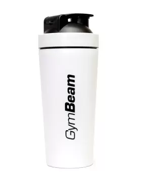 GymBeam Steel Shaker, 750 ml, White