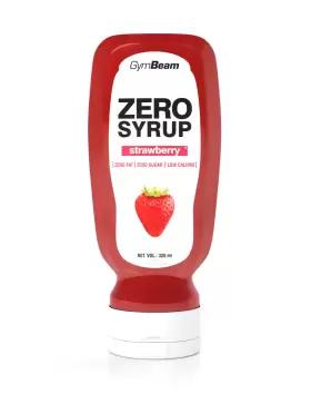 GymBeam Zero Syrup, 320 ml, Strawberry