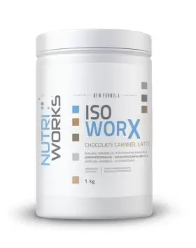 Nutri Works Iso Worx New Formula, 1 kg, Chocolate Caramel Latte